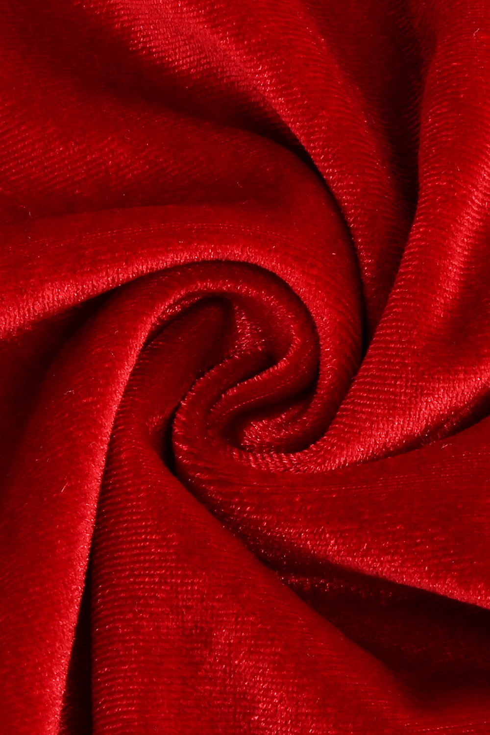 Vestido Vintage de Terciopelo Rojo