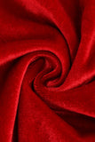 Vestido Vintage de Terciopelo Rojo
