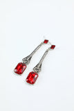 1920s Conjunto de Accesorios Rojo Tres Piezas
