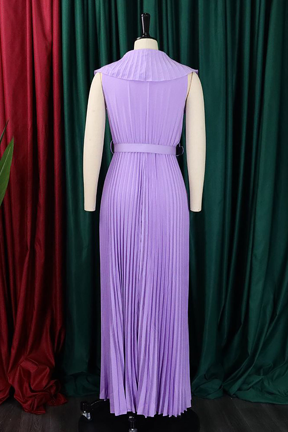 Talla Grande Púrpura Vestido Boda Invitada