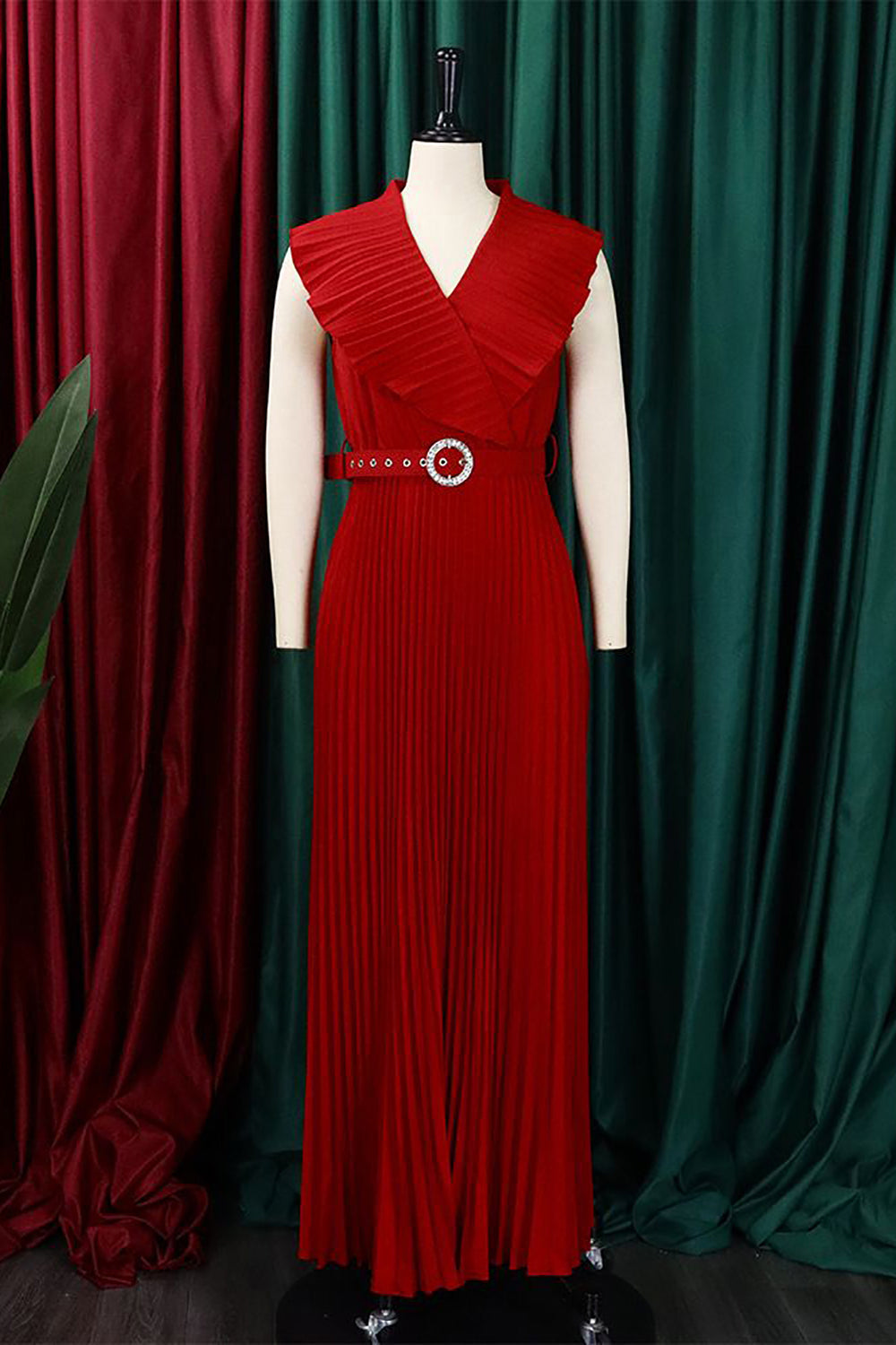 Talla Grande Púrpura Vestido Boda Invitada
