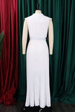 Talla Grande Púrpura Vestido Boda Invitada
