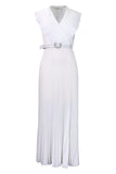 Talla Grande Púrpura Vestido Boda Invitada
