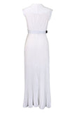 Talla Grande Púrpura Vestido Boda Invitada