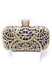 Bolso de mano Sparkly Rhinestone Black Evening Party