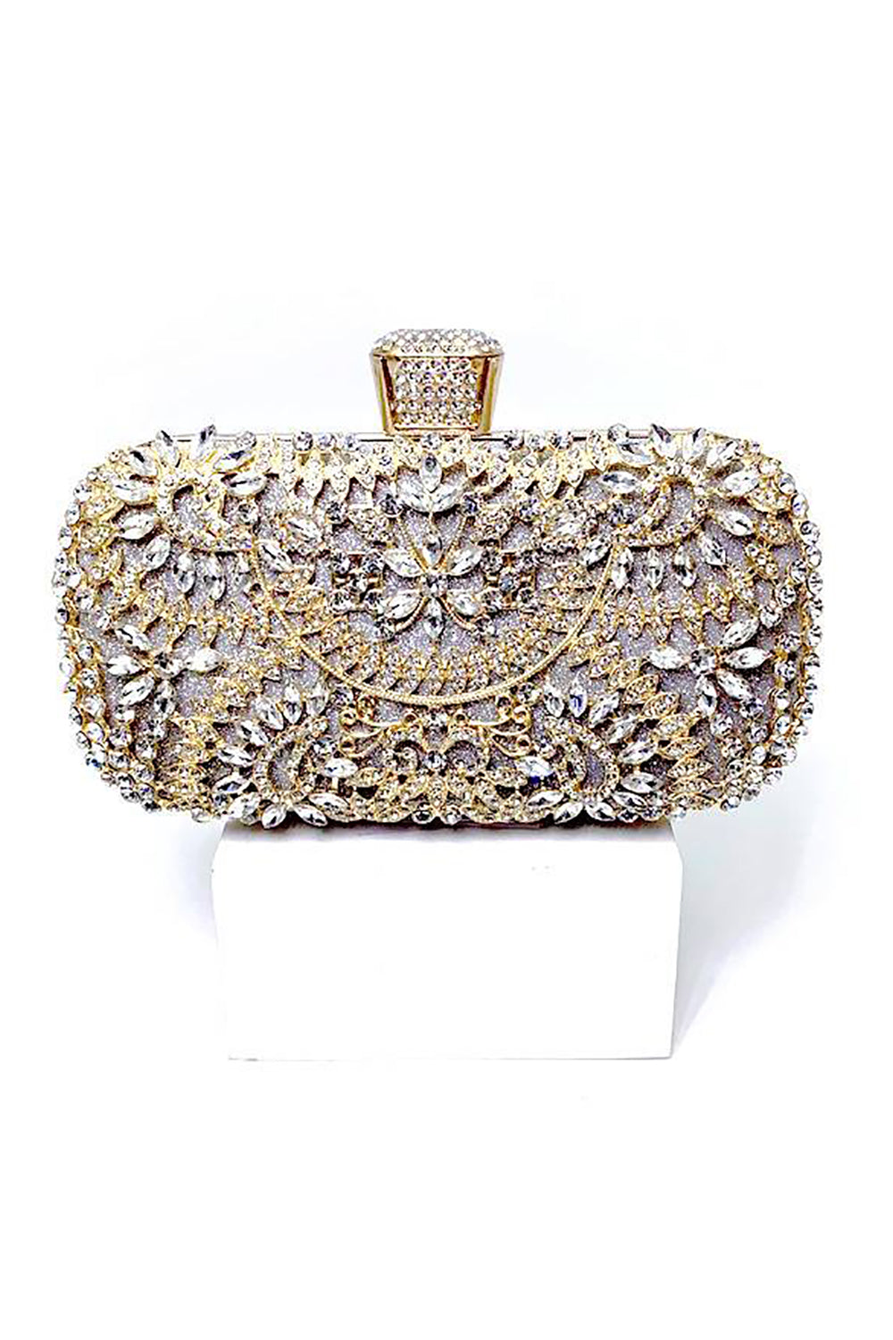 Bolso de mano Sparkly Rhinestone Black Evening Party