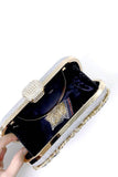Bolso de mano Sparkly Rhinestone Black Evening Party