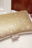 Bolso de noche negro Spakly Rhinestone