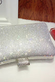 Bolso de noche negro Spakly Rhinestone