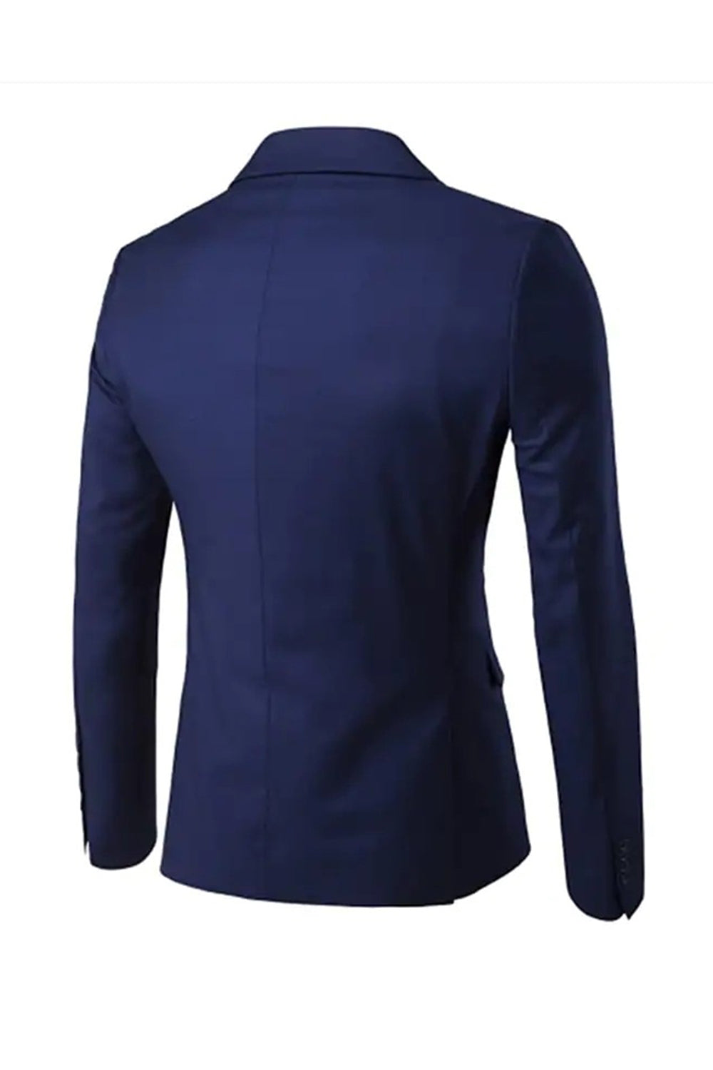 Trajes de hombre de la década de 1920 con solapa con muescas en azul oscuro con conjunto de accesorios