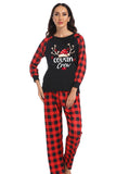 Imprimir Pijama de Navidad Familiar con Cuadros Rojos