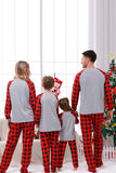 Imprimir Pijama de Navidad Familiar con Cuadros Rojos