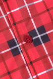 Pijama navideño familiar a cuadros rojos