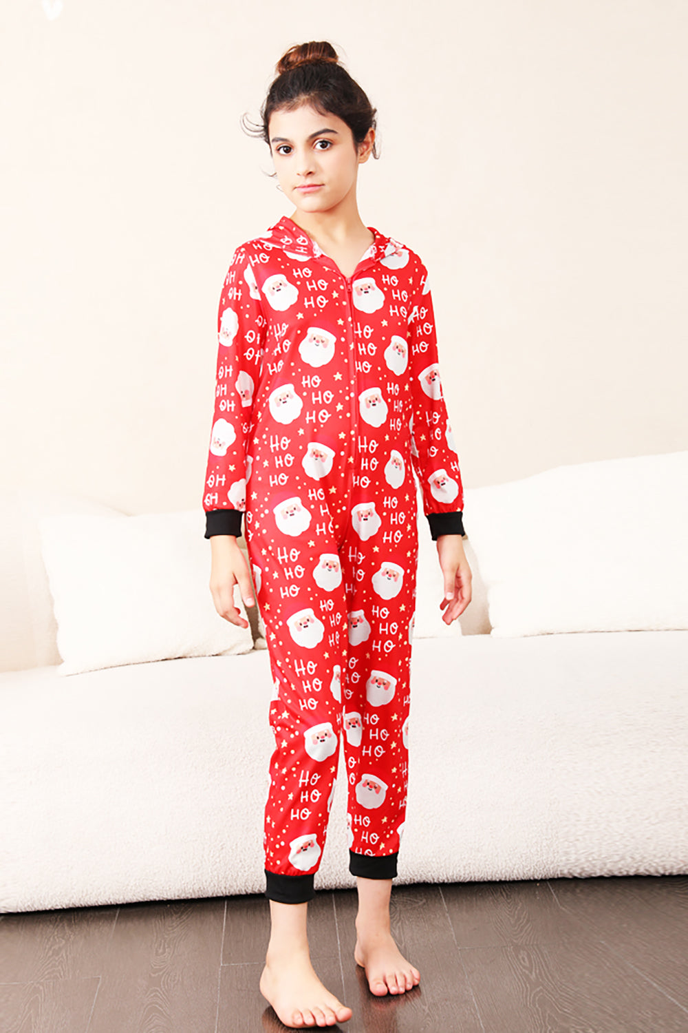 Pijama Estampado Claus Rojo Rojo Familia