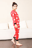 Pijama Estampado Claus Rojo Rojo Familia