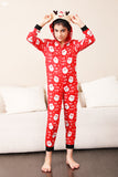 Pijama Estampado Claus Rojo Rojo Familia