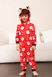Pijama Estampado Claus Rojo Rojo Familia