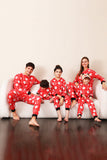 Pijama Estampado Claus Rojo Rojo Familia