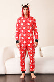 Pijama Estampado Claus Rojo Rojo Familia