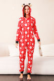 Pijama Estampado Claus Rojo Rojo Familia