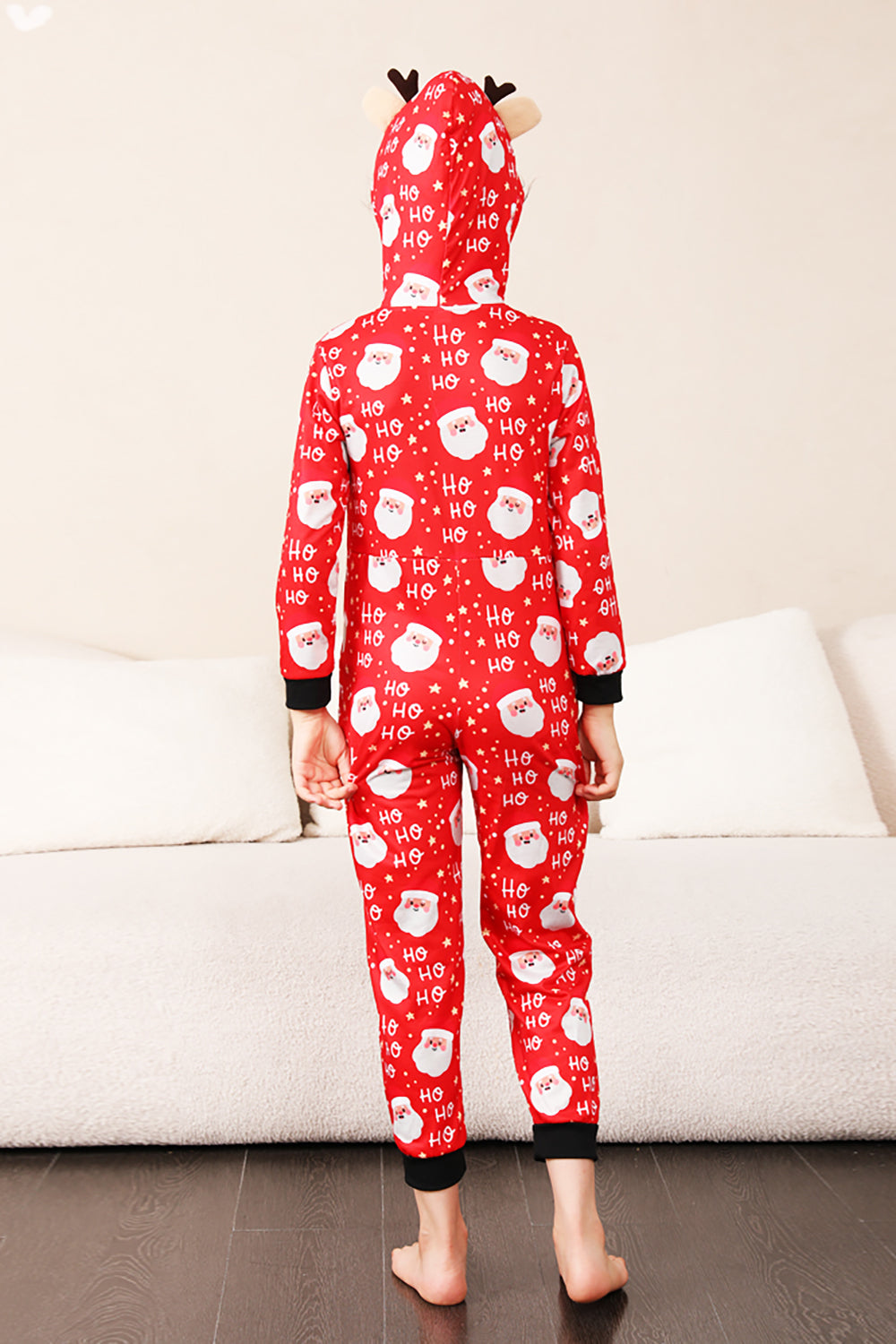 Pijama Estampado Claus Rojo Rojo Familia