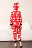 Pijama Estampado Claus Rojo Rojo Familia