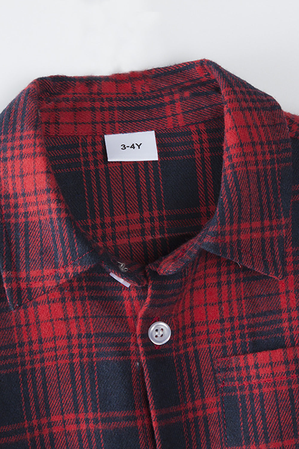 Vestidos de encaje rojo y camiseta de manga larga Conjuntos familiares a juego