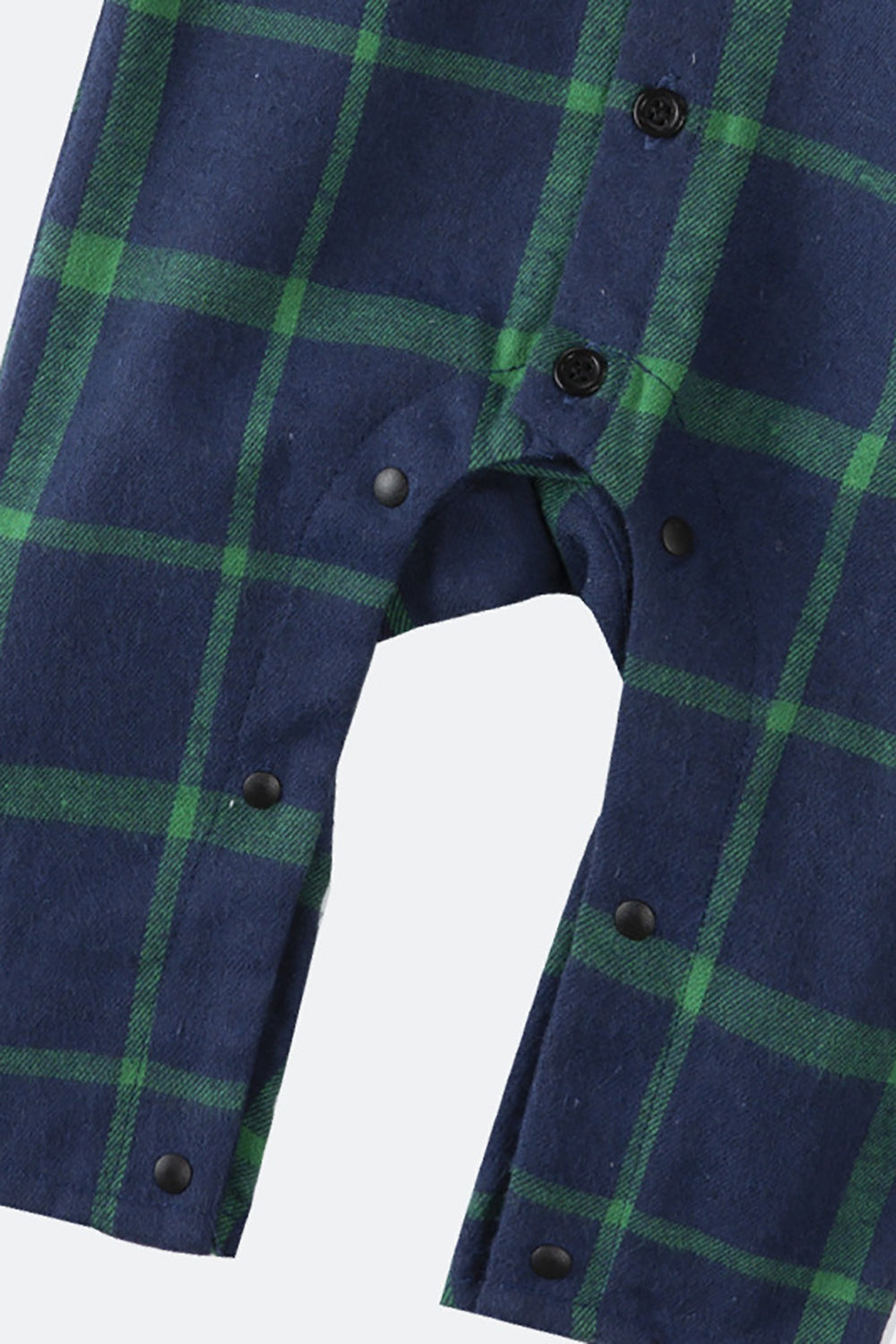 Vestidos a cuadros verde oscuro y camiseta de manga larga Conjuntos familiares a juego