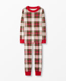 Conjunto de pijama a juego de la familia navideña Pijama a cuadros rojos