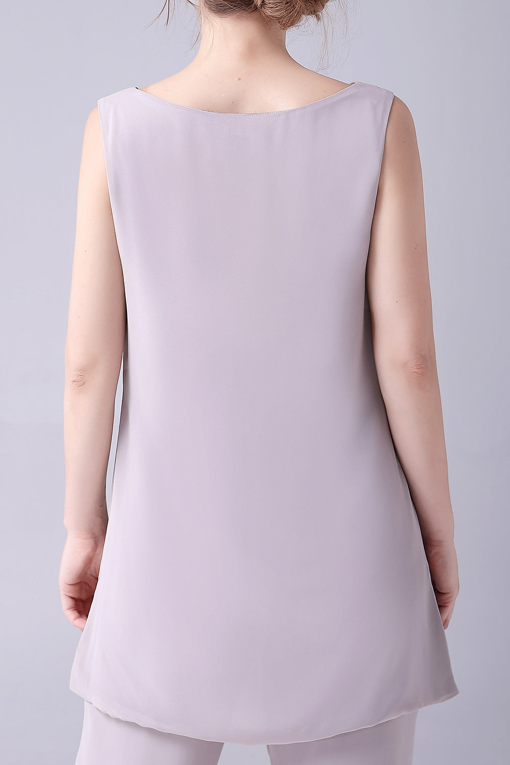 Albaricoque Mangas Largas 3 Piezas Madre de la Novia Trajes Pantalón