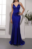 Vestido de noche azul real