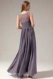 Vestido de dama de honor largo- borgoña