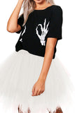 Halloween Tutu Enagua de tul de los años 50