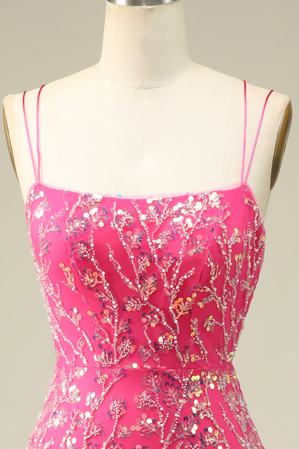 Elegante vestido de regreso a casa ajustado con corsé trasero con borla