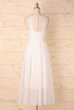 Vestido blanco apliques