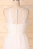 Vestido blanco apliques