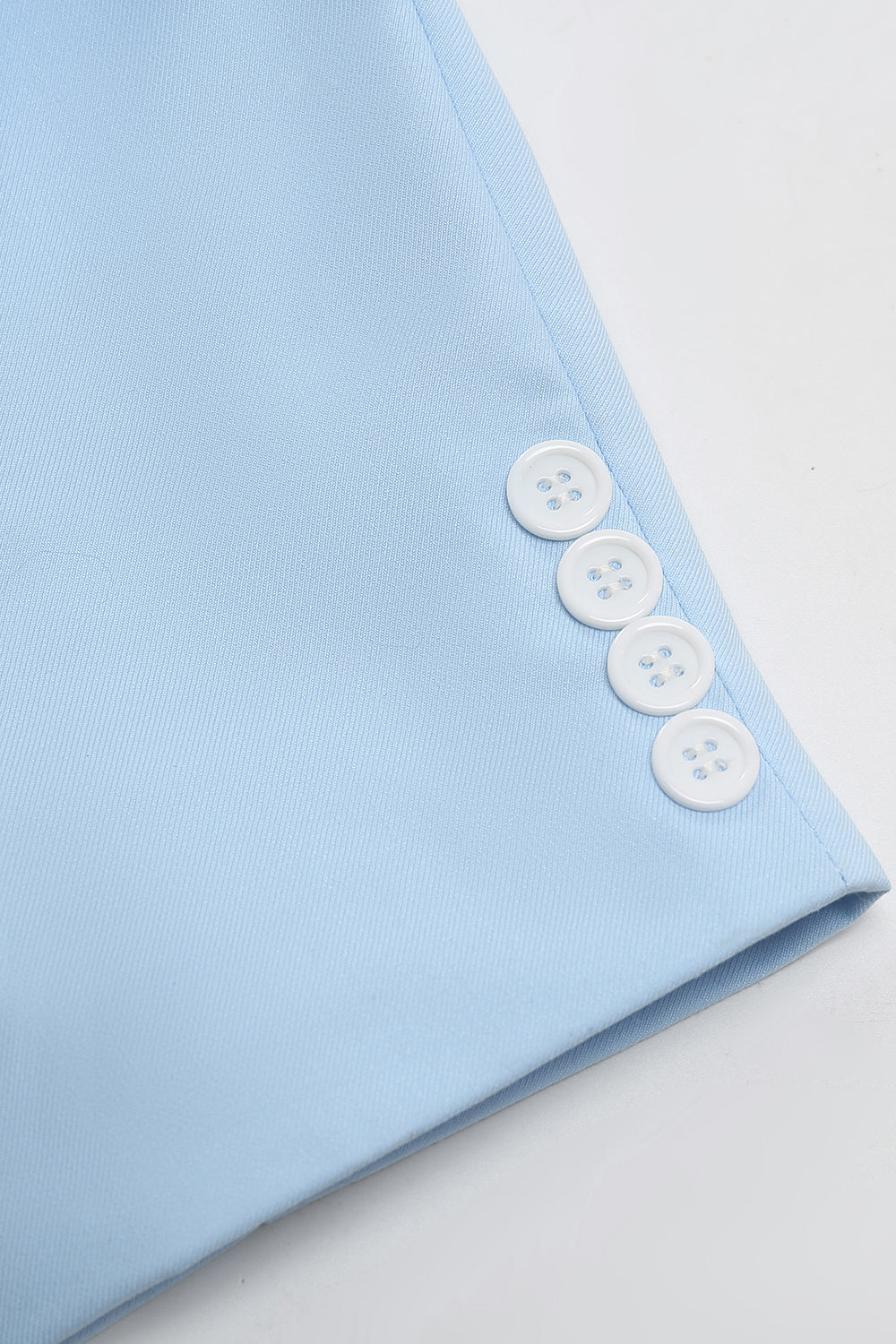 Trajes de Fiesta Azul Claro Solapa de Pico 2 Piezas