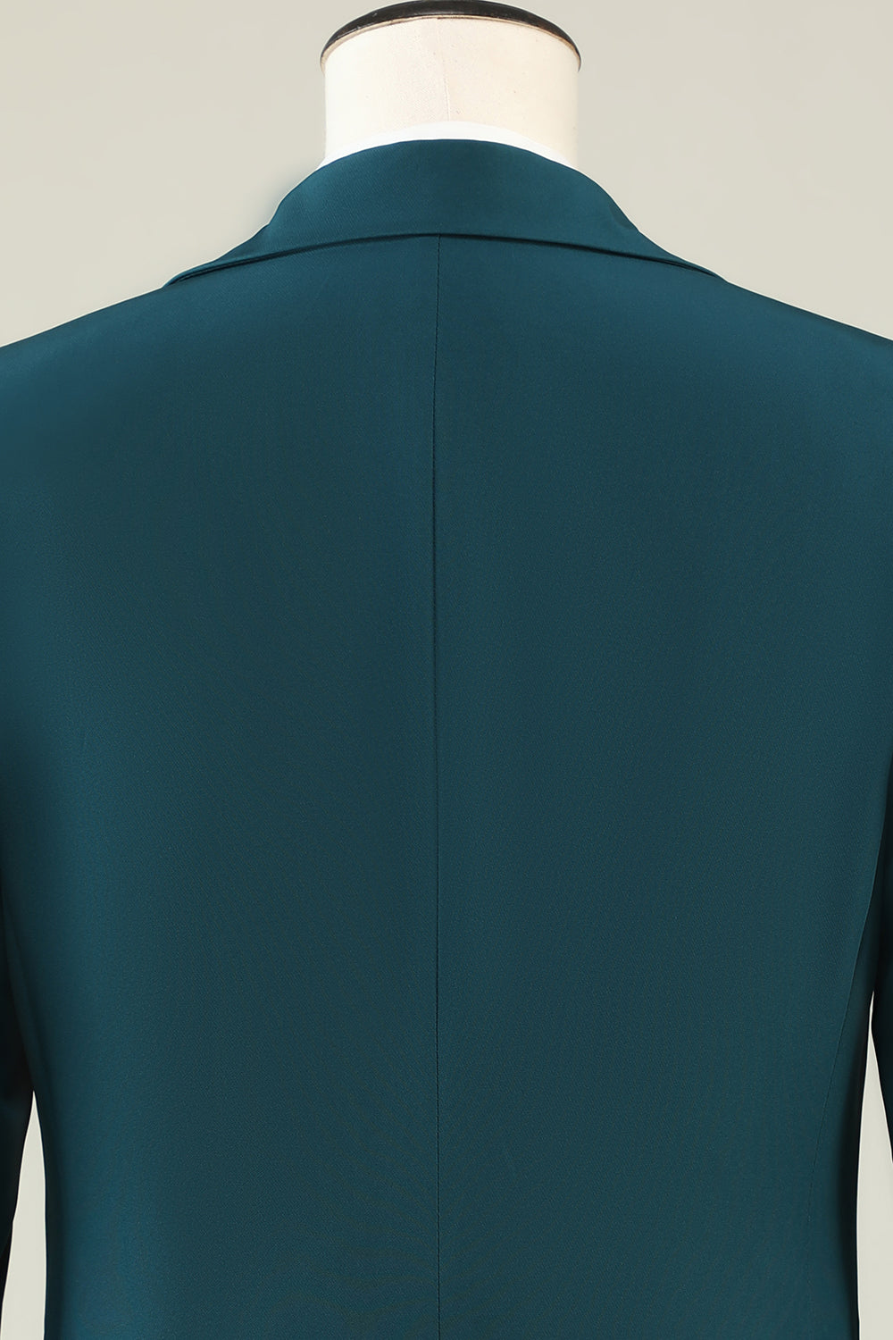 Trajes de fiesta para hombres de solapa verde oscuro con muescas de 3 piezas