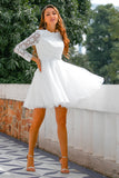 Vestido de novia corto