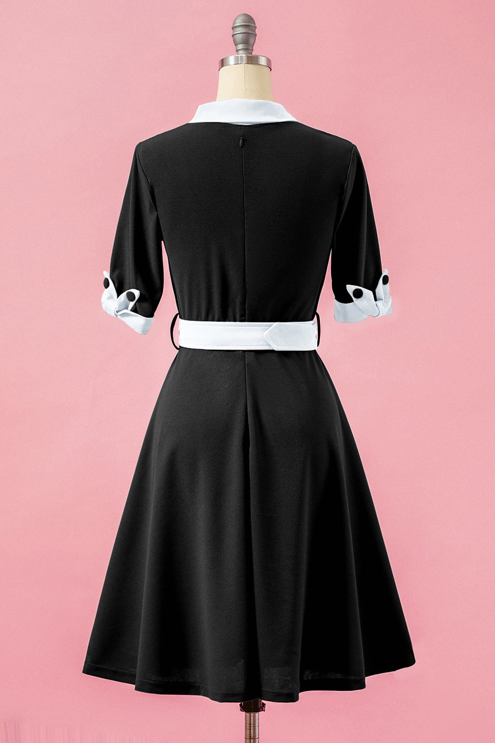 vestido de fiesta verde con cuello en V