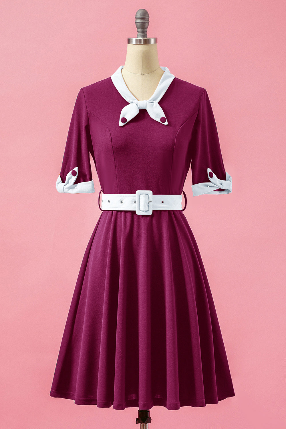 vestido de fiesta verde con cuello en V
