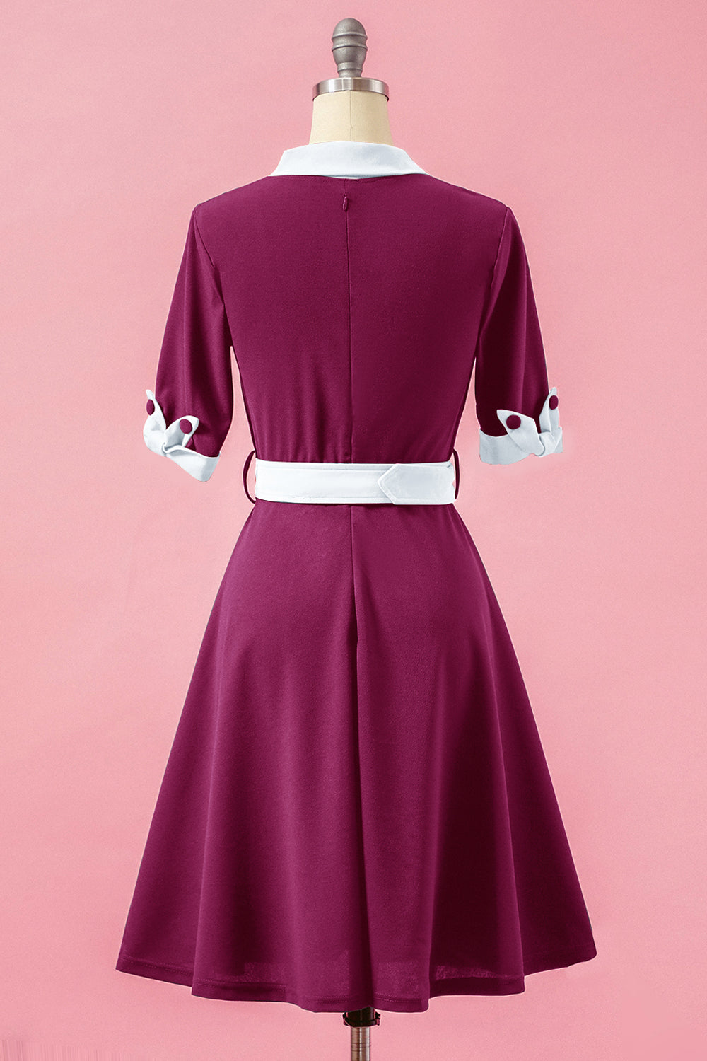 vestido de fiesta verde con cuello en V