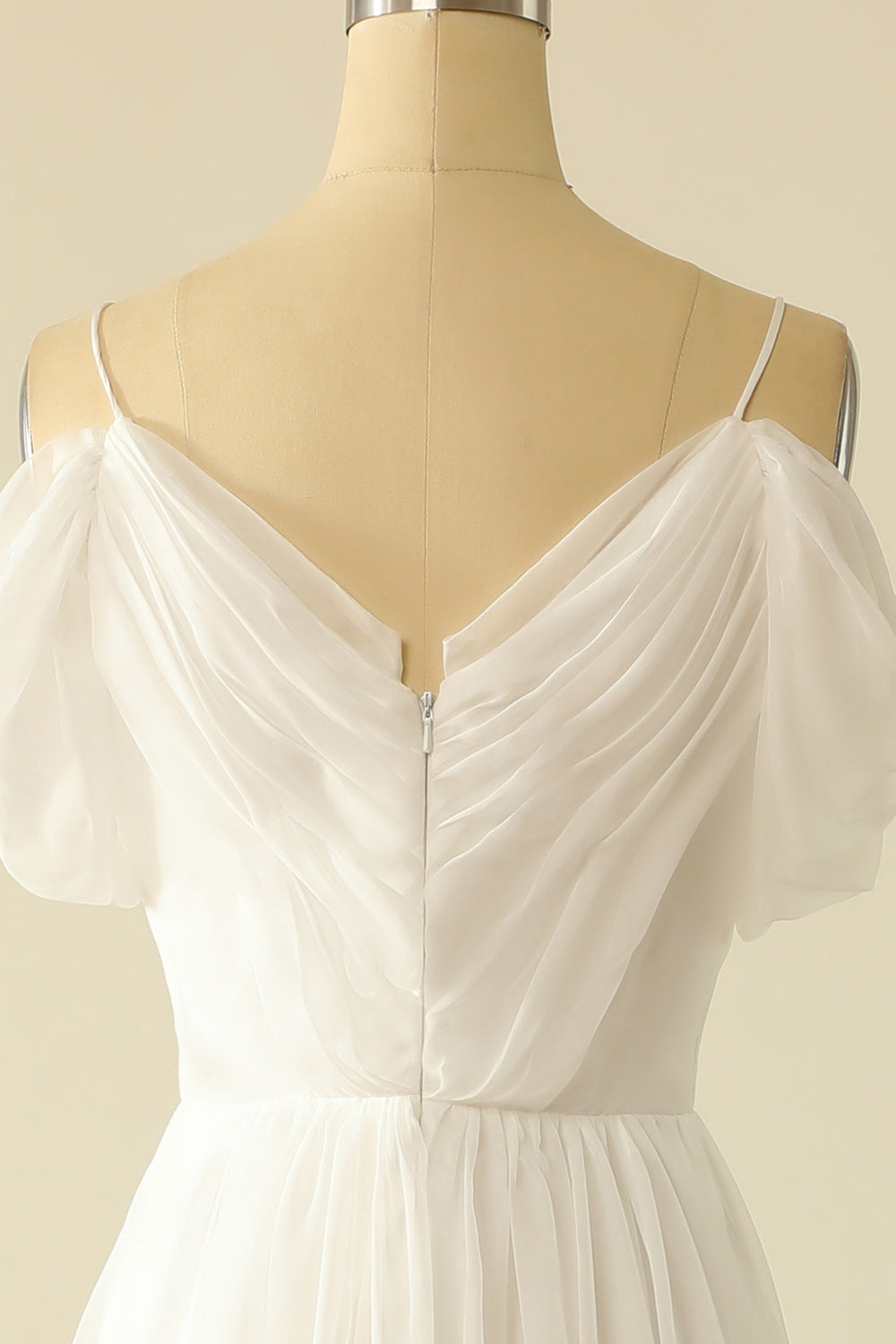 Vestido de novia blanco de tul