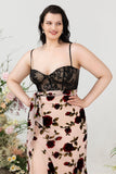 Tirantes de Espagueti Vestido Invitada Boda Talla Grande