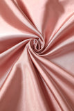 Vestido de fiesta de satén rosa
