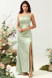Un Hombro Vestido Invitada Boda Sabio