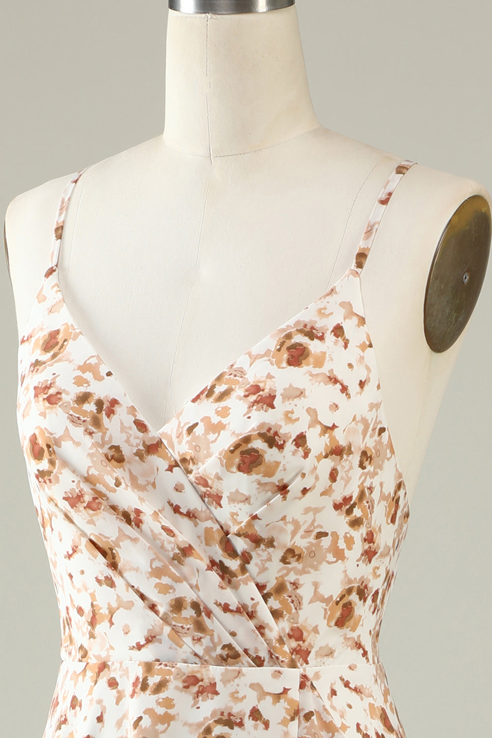 Vestido de Dama de Honor Boho Floral Blanco