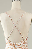 Vestido de Dama de Honor Boho Floral Blanco