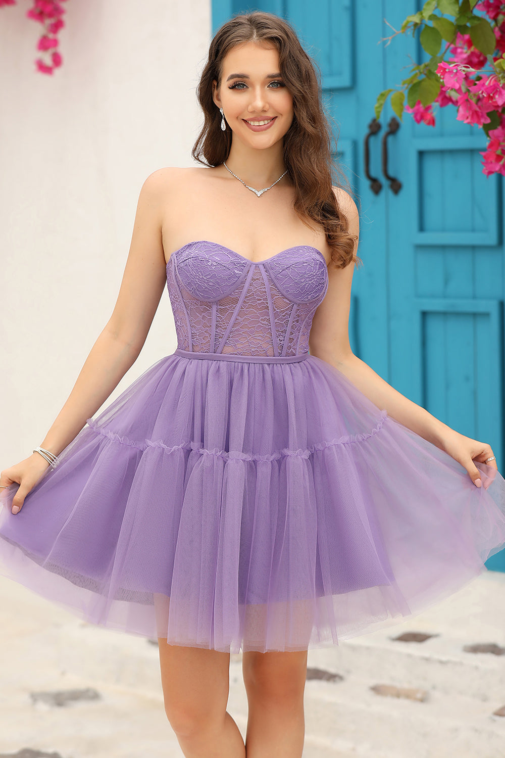 A-Línea Negro Mangas Largas Vestido de Cóctel