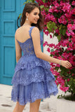 Vestido de Cóctel Rosa Encaje Fuera del Hombro